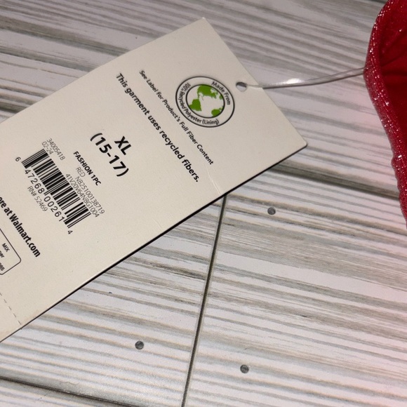 no boundaries women’s red one piece swimsuit - Picture 4 of 5